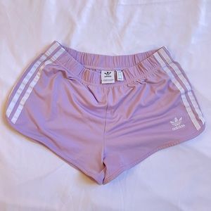 Lilac Adidas Shorts